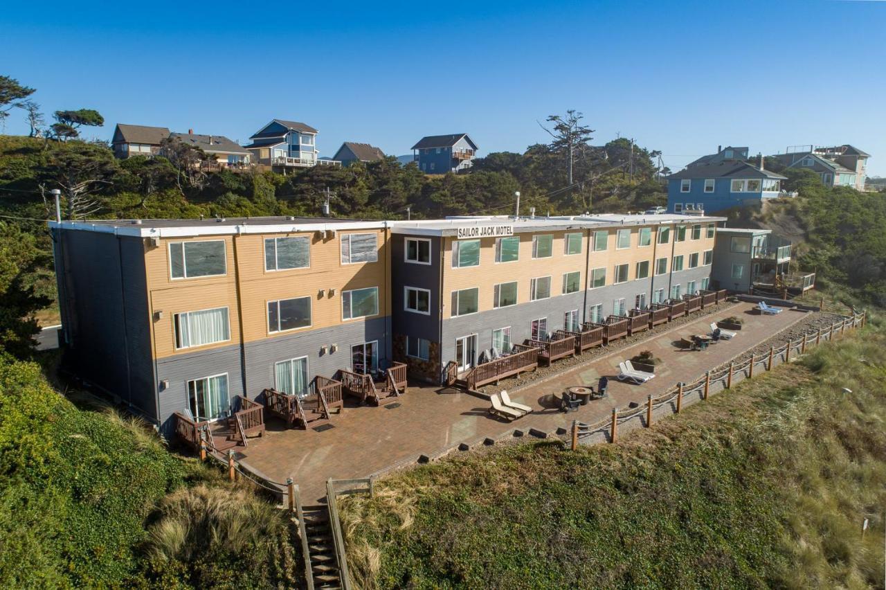 Sailor Jack Oceanfront Motel Lincoln City Exterior foto
