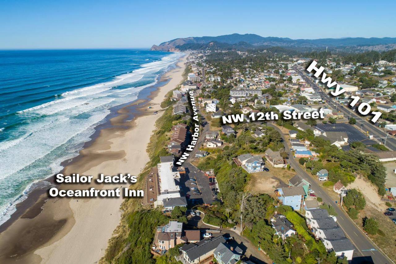 Sailor Jack Oceanfront Motel Lincoln City Exterior foto