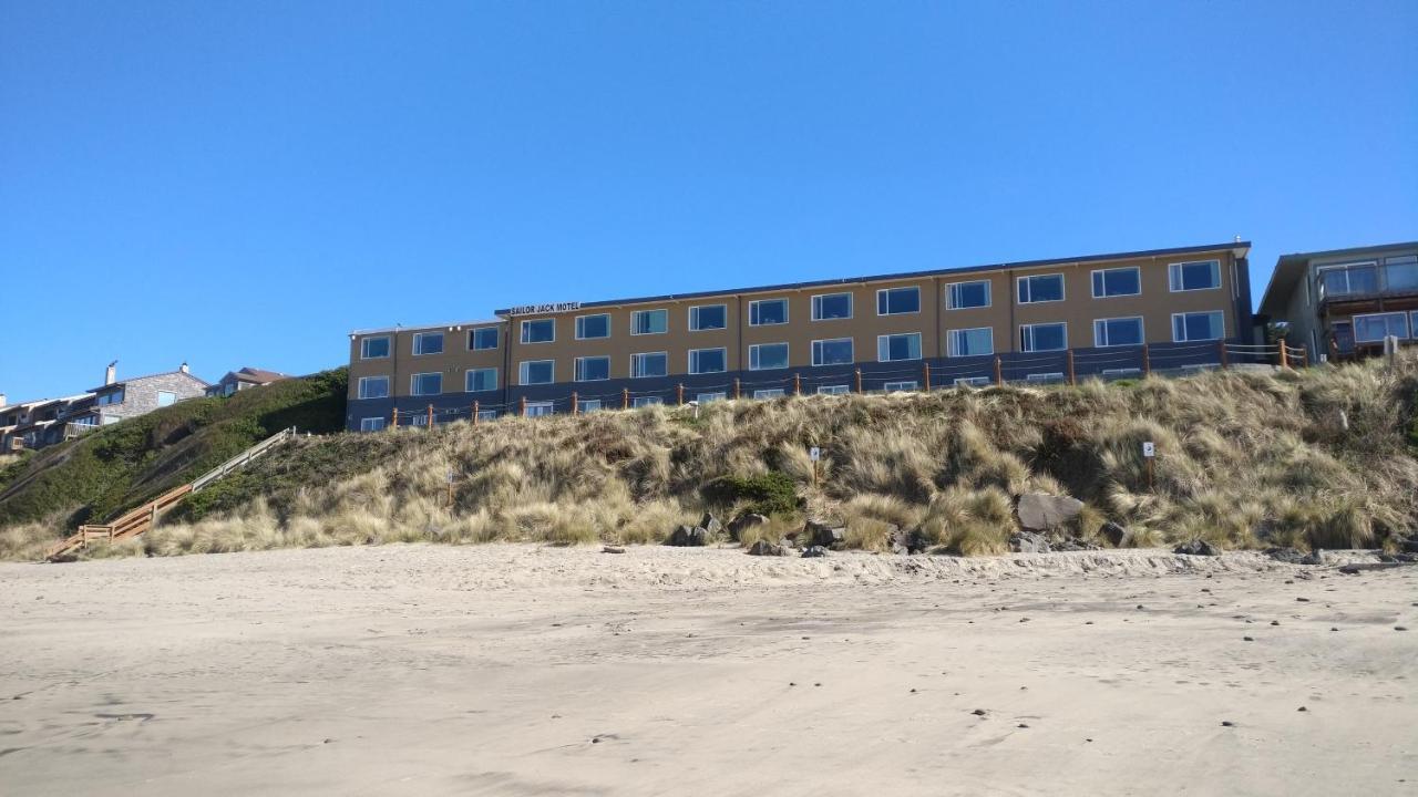 Sailor Jack Oceanfront Motel Lincoln City Exterior foto